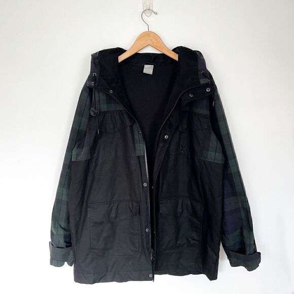 Nike Men’s 330 British Millerain Destroyer Windrunner Tartan Plaid Wax Coated Zi - Picture 4 of 14